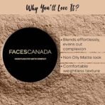 FACESCANADA Weightless Light Coverage Matte Compact For All Skin Types pressed Spf 20 For Oily Skin, Ivory, 9G & Weightless Matte Compact For All Skin Types Spf 20, Beige, 9G (Natural), Pack Of 1 - Fast UK Delivery - Image 5