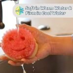Cif Scrub Mommy Dual-Sided Cleaning Scrubber + Sponge, Scratch-Free Multipurpose Dish Washing & Home Cleaning Sponge Pad, Scrubbing Pad with FlexTexture & Odor-Resistant for Kitchen, House & Outside - Fast UK Delivery - Image 7