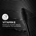 RENEE Volumax Mascara Black 10ml | Quick Dry, Waterproof, Long Lasting Weightless Formula | Volumizes, Lengthens & Conditions the Lashes With Intense Color | 360 - Degree Wand for Clump Free Application - Fast UK Delivery - Image 5