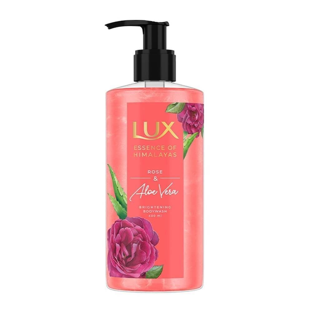 uk512AL0P7vdL-1-1.jpg Lux Essence of Himalayas Rose & Aloe Vera Brightening Bodywash 400 ml - Fast UK Delivery - Image 1