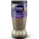 Farmley Chia Seeds 1 Kg, I Seeds for Eating | Seeds for Weight Management | Rich in Calcium, Omega-3, Protein, Fibre, & Non GMO, Reusable Jar (Pack of 1) - Fast UK Delivery - Image 2