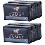 Camay CHIC Softly Scented Bar Soap (PACK OF 5) All-in-one exfoliating and moisturizing soap Leaves Skin Smooth & Radian! Great for Hands, Face & Body! (5 Bars, 4.4oz Each Bar) - Fast UK Delivery