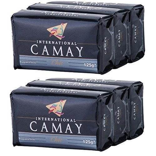 uk512b4ScG03L-1-1.jpg Camay CHIC Softly Scented Bar Soap (PACK OF 5) All-in-one exfoliating and moisturizing soap Leaves Skin Smooth & Radian! Great for Hands, Face & Body! (5 Bars, 4.4oz Each Bar) - Fast UK Delivery - Image 1