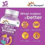 DR. MOREPEN Multivitamin Tabs for Women with Calcium, Vitamin D3 & 21 other Nutrients | Energy & Immunity Booster Supplement | 60 Tablets - Fast UK Delivery - Image 7