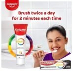 Colgate Total Whole Mouth Health, Antibacterial Toothpaste, 120gm + 120gm (240gm) (Charcoal Deep Clean, Saver Pack), World's No. 1* Germ-fighting Toothpaste - Fast UK Delivery - Image 7
