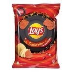 Lay's Sizzlin Hot Potato Chips 40G/48G/50 Gram, Crispy Wavy Chips And Snacks (Weight May Vary) - Fast UK Delivery - Image 2