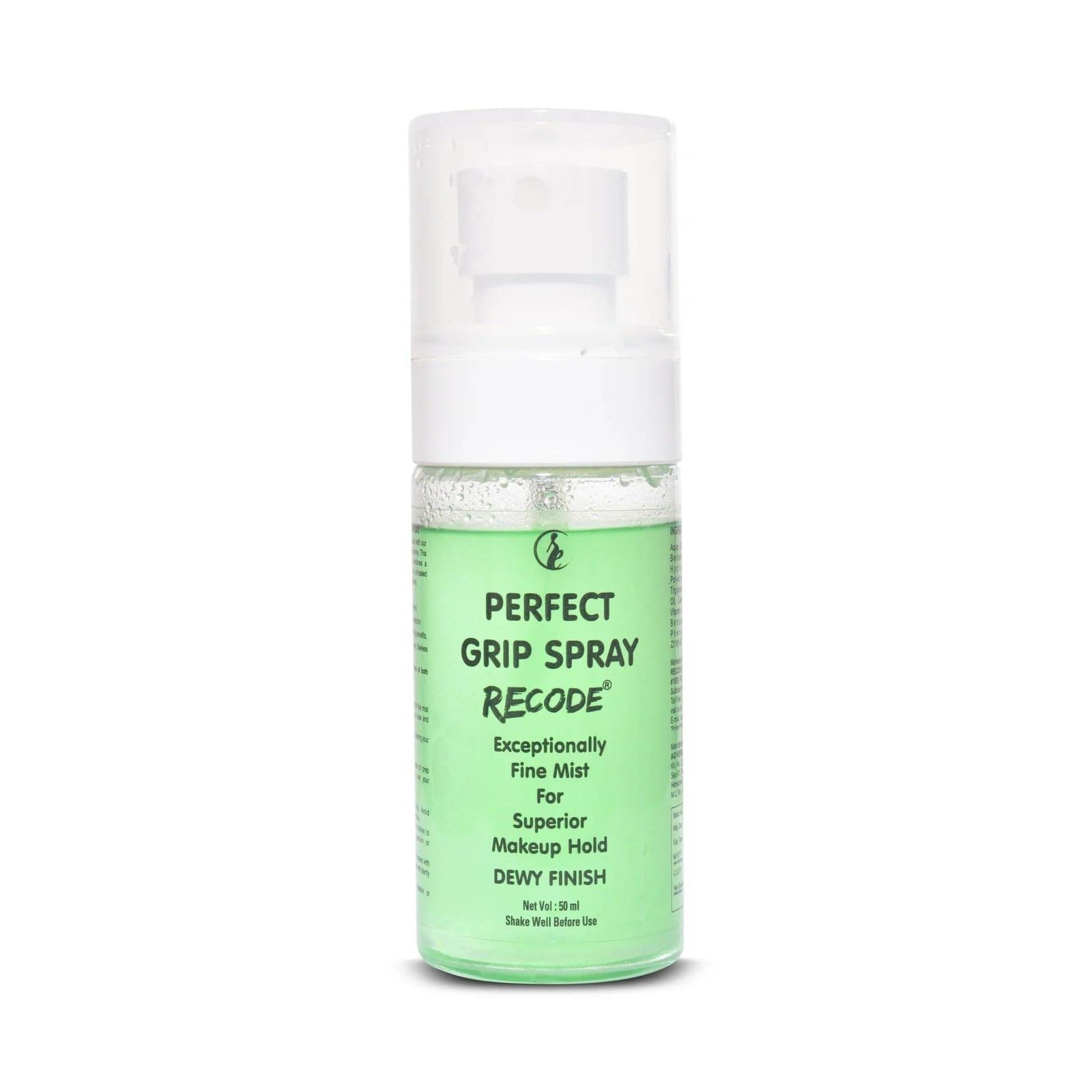 uk512zW8ZvBwL-1-1.jpg Recode Perfect Grip Spray Makeup Fixer 50 Ml|Dewy Finish|Vitamin E Enriched|Long Lasting|Keeps Makeup Intact|Hydrates, Soothes & Refreshes Skin - Fast UK Delivery - Image 1