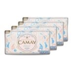 Camay Natural Cedarwood & Bergamot Beauty Soap with Indulging French Fragrance, Moisturizing Bathing Body Soap with Nature's Scent & Creamy Lather for Daily Skincare, 125g (Pack of 4) - Fast UK Delivery