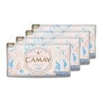 Camay Natural Cedarwood & Bergamot Beauty Soap with Indulging French Fragrance, Moisturizing Bathing Body Soap with Nature's Scent & Creamy Lather for Daily Skincare, 125g (Pack of 4) - Fast UK Delivery