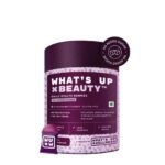 What's Up Wellness Natural Biotin Gummies for Hair Growth, Bright Skin & Strong Nails | Vitamin A to E, Folic Acid, Zinc, Aloe Vera | For Men & Women | No Added Sugar | 30 Days Pack | - Fast UK Delivery