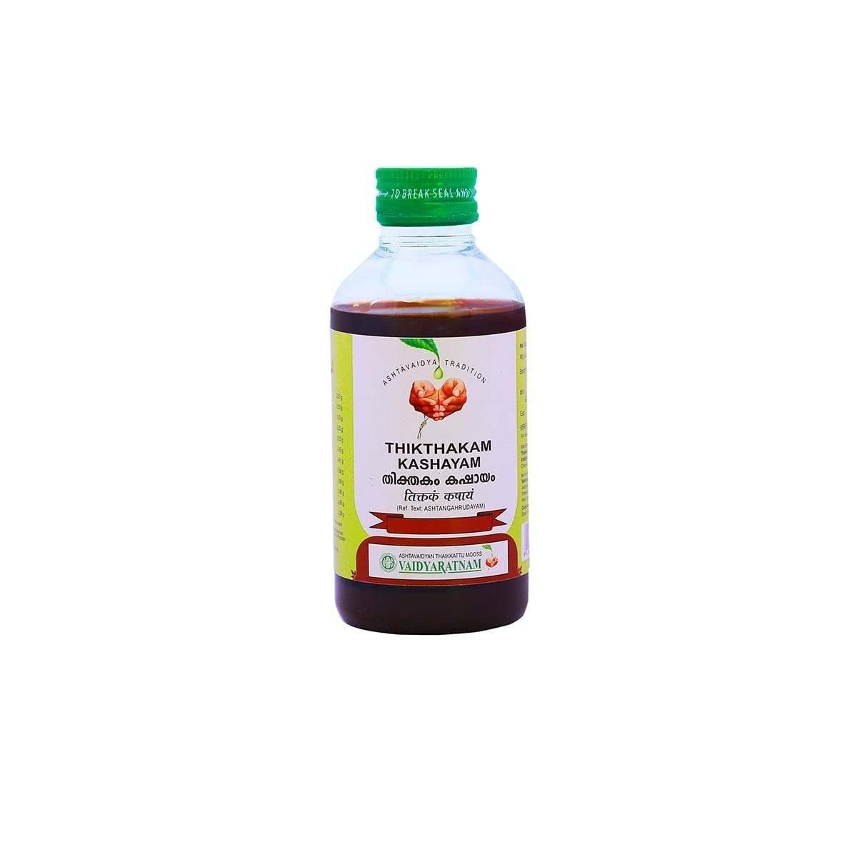 uk513N5fcxOiL-1.jpg Vaidyaratnam Thikthakam Kashayam 200 ml - Fast UK Delivery - Image 1