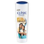 Clinic Plus Strong & Thick Shampoo with Rice water,Protein & Vitamin E for Hair Strengthening, Breakage Reduction and Thicker Hair,355 ml. - Fast UK Delivery