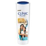 Clinic Plus Strong & Thick Shampoo with Rice water,Protein & Vitamin E for Hair Strengthening, Breakage Reduction and Thicker Hair,355 ml. - Fast UK Delivery