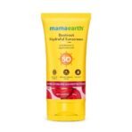 Mamaearth Beetroot Hydraful Sunscreen With Hyaluronic Acid - 50 g |SPF 50 & PA++++ | UVA & B Protection | Hydrates Skin | For Oily, Combination & Dry Skin | No white cast - Fast UK Delivery