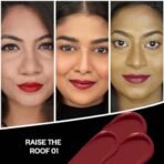 FACESCANADA Ultime Pro Hd Intense Matte Lipstick + Primer - Bold Wine (Maroon), 1.4G & Faces Canada Comfy Matte Creme Lipstick - Raise The Roof 01, 4.2G | 8Hr Long Stay | - Fast UK Delivery - Image 7