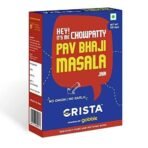 CRISTA Jain Chowpatty Pav Bhaji Masala | Premium Spices Blend | Vegan | No Onion | No Garlic | Zero added Colours, Fillers, Additives & Preservatives | 100 gms - Image 2