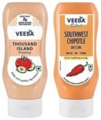Veeba Thousand Island Dressing, 300g and Veeba Chipotle Southwest Salad Dressing, 300g - Fast UK Delivery - Image 2