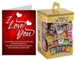 Swad I Love You Gift for Girlfriend/Boyfriend/wife/husband with Card (Swad Mixed Candy 125 Gift Box & 1 Greeting card) - Fast UK Delivery - Image 2