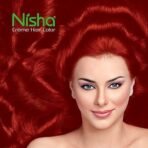 Nisha Cream Hair Color for Women and Men Flame Red Hair Color Long Lasting Party Hair Color With Henna Extracts for Hair Care Pack of 1 (60g+90ml+18ml) - Fast UK Delivery - Image 4