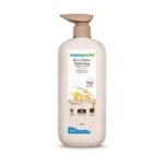 Mamaearth Rice Water Hydrating Body Lotion with Rice Water & Niacinamide for Dewy Glass Skin | 48 Hrs Moisturization | Nourishes Skin | 7in1 Total Care | 100% Natural Butter | Non Greasy Smooth Skin | 400 ml - Fast UK Delivery