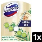 Domestos Aroma Lux White Rose & Tea Tree Oil Toilet Seat Lock Fights Bad Odors for a Fresh Toilet 24/7 Toilet Seat Lock Deodorizer with Highly Concentrated Fragrance Oils 55g - Fast UK Delivery - Image 3