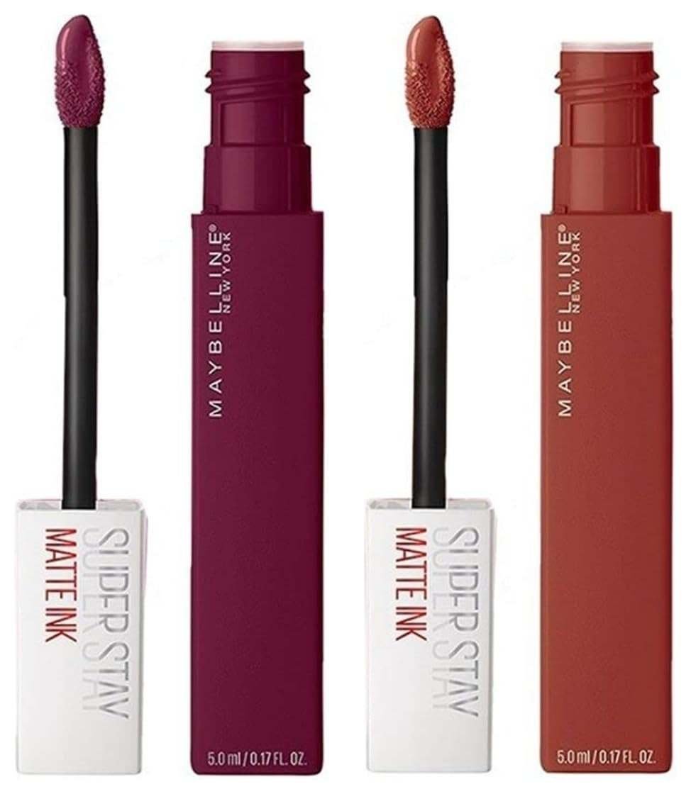 uk515Jjo3Zz1L-1.jpg Maybelline New York Super Stay Matte Ink Liquid Lipstick, Transformer, 5g and Maybelline New York Super Stay Matte Ink Liquid Lipstick, Seeker, 5g - Fast UK Delivery - Image 1