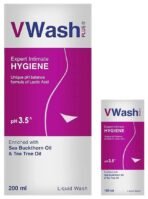 VWash Plus Expert Intimate Hygiene, 200 ml & VWash Plus Expert Intimate Hygiene, 100 ml - Fast UK Delivery