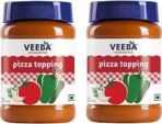 VEEBA Pizza Topping 280 Gram Pack Of 2 560 g (Pack of 2) - Fast UK Delivery