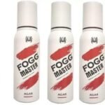 FOGG Master Agar Fragrance Body Spray, 150Ml Each Body Spray - For Men & Women (450 Ml), 3 Count - Fast UK Delivery