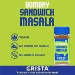 CRISTA 50 gms Bombay Sandwich Masala | Masala for Vegetable & Cheese Sandwich | Magic Masala | No Added Sugar | No Onion | No Garlic | Vegan | Zero added Colours & Preservatives - Image 4