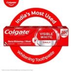 Colgate Visible White Toothpaste 480g (Combo Pack of 4 x 120g) Teeth Whitening Starts in 1 week, Safe on Enamel, Stain Removal Tooth Paste and Minty Flavour for Fresh Breath - Fast UK Delivery - Image 7