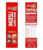 Kwality RCB Muesli Crunchy 400g | 76% Multi Grains with Almonds, Raisins & Honey | Natural Source of Vitamin & Iron | High in Protein & Fiber | Low Fat & Cholesterol-Free | Healthy Food & Breakfast Cereal | Endorsed by Royal Challengers Bangalore (RCB) - Fast UK Delivery - Image 4