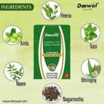 Deewal Nagarmotha Mehndi Powder - Natural Hair Coloring Solution with Herbal Extracts instant pure henna powder for hair, Powder of natural henna leaves (2) - Fast UK Delivery - Image 5