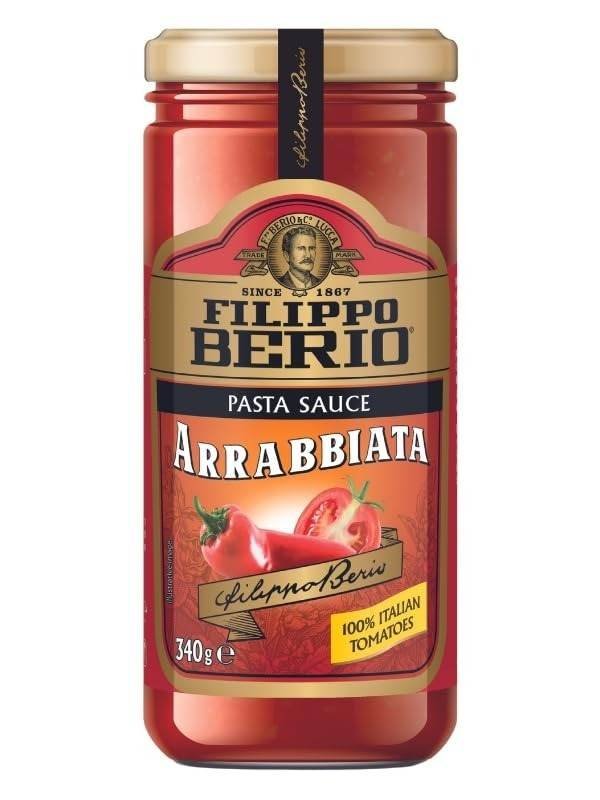uk5164Z8kJ9SL-1-1.jpg Filippo Berio Arrabbiata Pasta Sauce, 12 oz 340 g - Fast UK Delivery - Image 1
