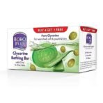 BOROPLUS Glycerine Bathing Bar With Olive & Aloe Vera (125G, Free) - Fast UK Delivery - Image 2