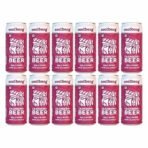 Coolberg Cranberry Non Alcoholic Beer 300ml CANs - Pack of 12 (300ml x 12) - Fast UK Delivery - Image 2