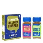 CRISTA Snack Time Seasonings & Flavours Combo Pack | Nuts Seasoning x 1, 50 gms | Sandwich Masala x, 1 50 gms | Jal Jeera Masala x 1, 100 gms | Pack of 3 | Zero added Colours, Fillers & Preservatives - Image 2