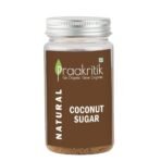 Praakritik Coconut Sugar 300G- Natural Coconut Palm Sugar with No Preservatives - Healthy Natural Unrefined Pure Sugar - Palm Sugar for Baking - Fast UK Delivery