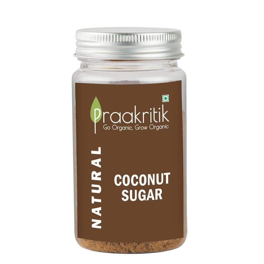 uk516YntkbFwL-1.jpg Praakritik Coconut Sugar 300G- Natural Coconut Palm Sugar with No Preservatives - Healthy Natural Unrefined Pure Sugar - Palm Sugar for Baking - Fast UK Delivery - Image 1