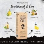 Deewal Mooch & Beard Oil - Natural Grooming Solution for a Well-Maintained Look | Nourishing Formula for Facial Hair | Promotes Growth & Softness | 50ml - Fast UK Delivery - Image 5