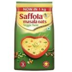 Saffola Oats, 1 kg with Free Saffola Oats 400 gm + Saffola Masala Oats, Veggie Twist, 1 kg - Fast UK Delivery - Image 6