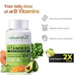HEALTH VEDA ORGANICS PRIVATE LIMITED Plant Based Vitamin B12 Supplement, 60 Veg Capsules, B1, B2, B3, B5, B6, B7, B9, Moringa, Good For Digestion And Nerve Health, Glowing Skin For Men & Women - Fast UK Delivery - Image 4