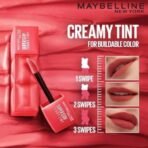 Maybelline New York Super Stay Teddy Tint - Lip and Cheek Color, The A+, 5ml | Teddy Soft Matte up to 12Hr | Multi Use | Comfortable Long wear formula | Buildable | Natural flushed look in one swipe - Fast UK Delivery - Image 7