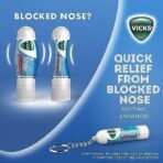 Vicks Inhaler, Portable Nasal Inhaler, Non-Medicated, Soothing Vapors to Breathe Easy, Menthol Scent, 2 Inhalers - Fast UK Delivery - Image 4