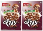 Kwality Choco Fills 250g Each (Pack 2) | Chocolate Flavor, No Maida | Crunchy Bites Filled with Rich Chocolate | Healthy Food & Breakfast Cereal for Kids | High in Protein & Fiber - Fast UK Delivery - Image 2