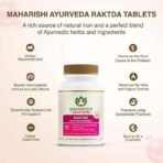 Maharishi Ayurveda Raktda Iron Management Tablets For Men&Women|Ayurvedic Iron Supplement With Vitamin C&Calcium|Maintains Haemoglobin Levels|Boosts Energy|Improves Skin&Hair Health|120 Tablets - Fast UK Delivery - Image 6
