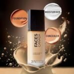 FACESCANADA Flawless Matte Foundation - Medium Natural,30 Ml|3-In-1 Foundation+Moisturizer Cream For All Skin Types+Concealer|12 Hr Hydration+Spf 18 Hd Matte Coverage|Lightweight|Anti Ageing,Pack Of 1 - Fast UK Delivery - Image 3