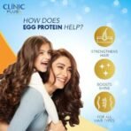 Clinic Plus Strength & Shine Shampoo with Egg Protein for Strength, Shine and Smoothness, 355 ml - Fast UK Delivery - Image 5