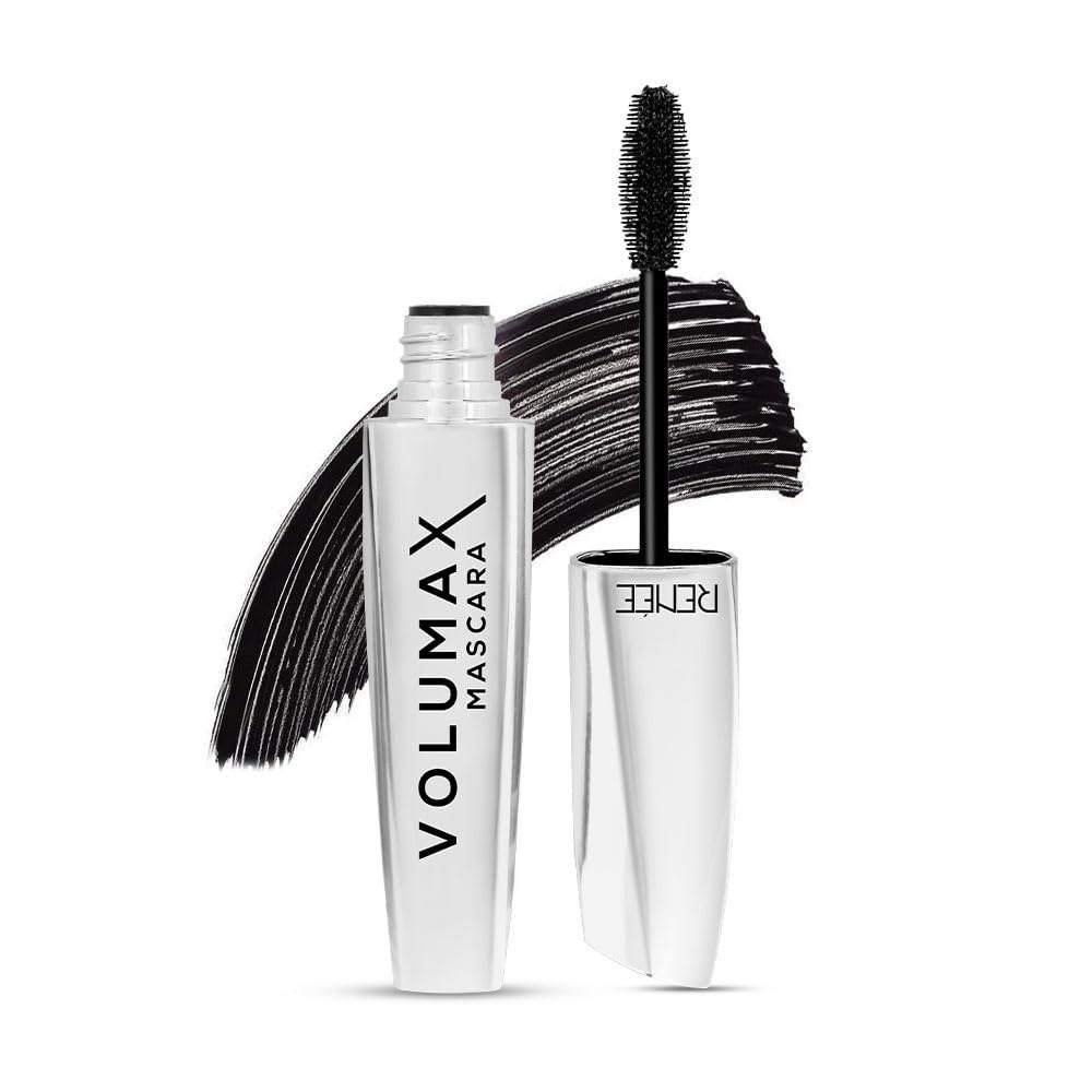 uk517li3uN74L-1-1.jpg RENEE Volumax Mascara Black 10ml | Quick Dry, Waterproof, Long Lasting Weightless Formula | Volumizes, Lengthens & Conditions the Lashes With Intense Color | 360 - Degree Wand for Clump Free Application - Fast UK Delivery - Image 1