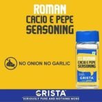 CRISTA Roman Cacio e pepe | Premium Herbs & Spices Blends | No Onion | No Garlic | Zero added Colours, Fillers, Additives & Preservatives | 40gms - Image 4